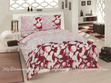 Постельное белье ARYA Classi Sofya (red) бязь 160х215